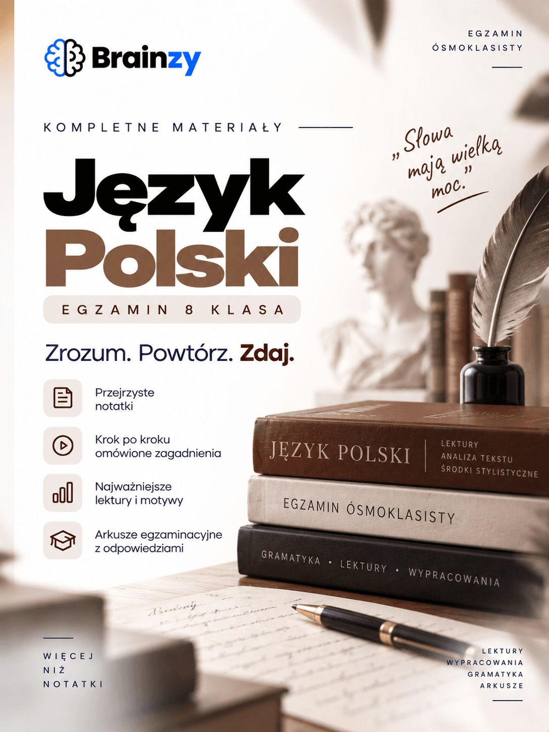 Polski — egzamin ósmoklasisty